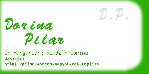 dorina pilar business card